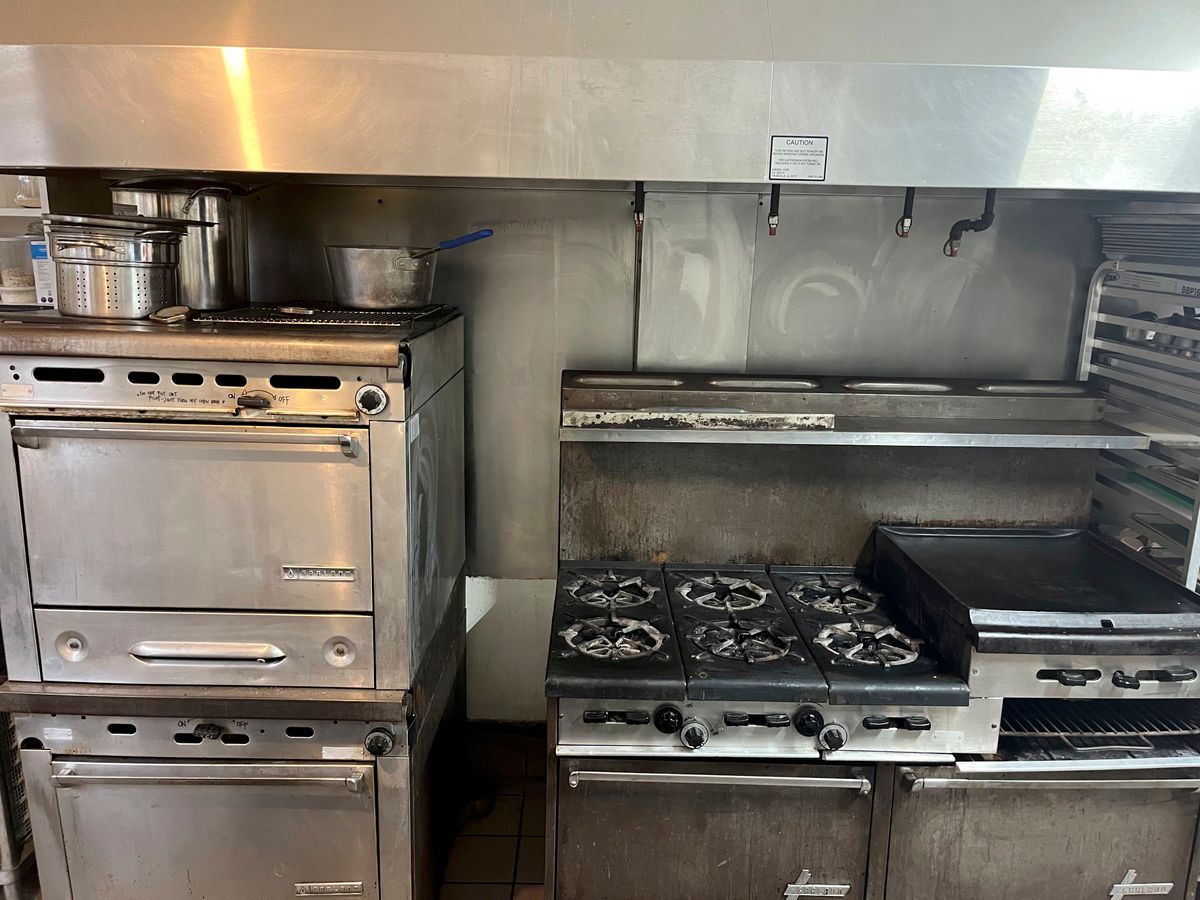 Bright and Fully Equipped Commercial Kitchen
